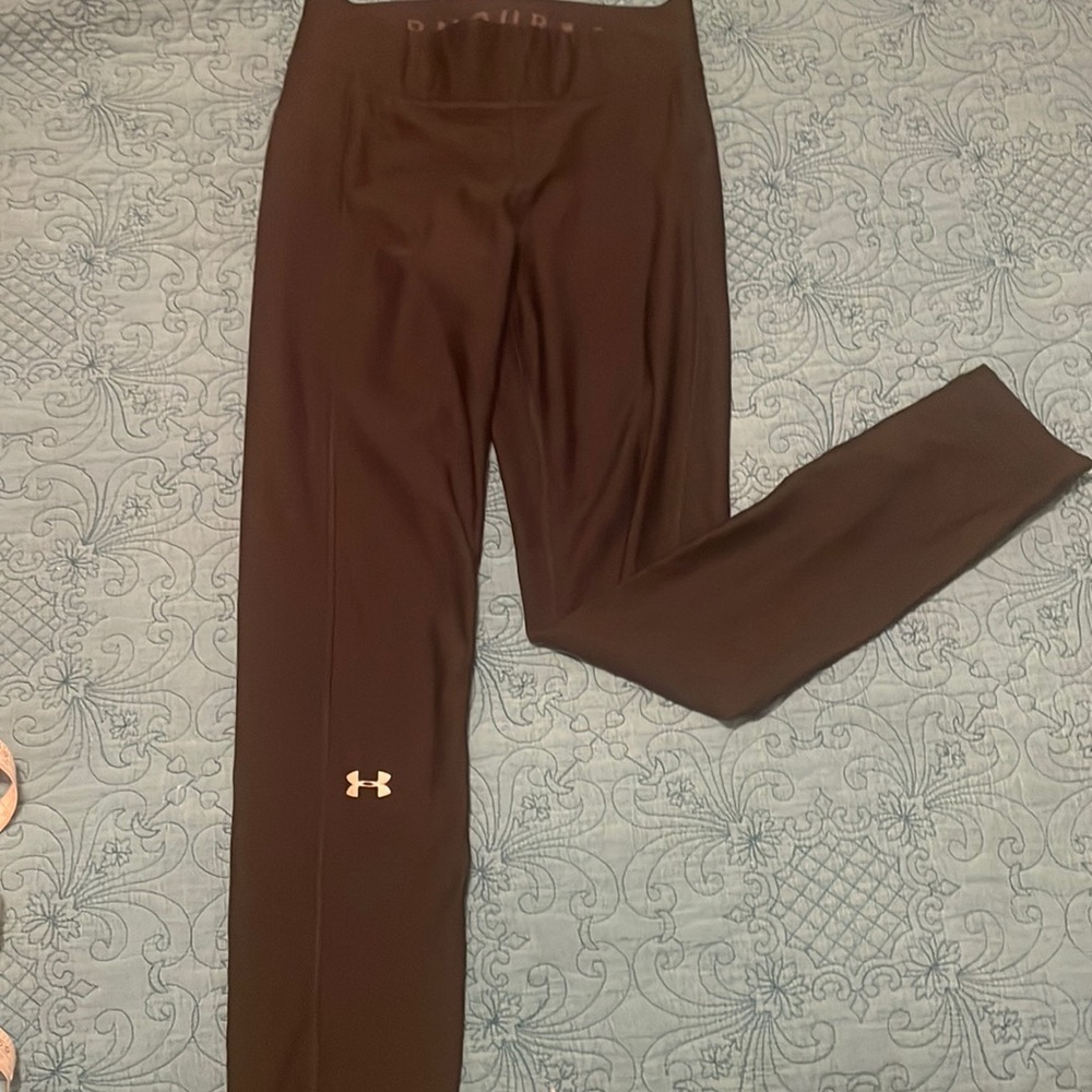 Small under armor compression heat gear ankle length leggings